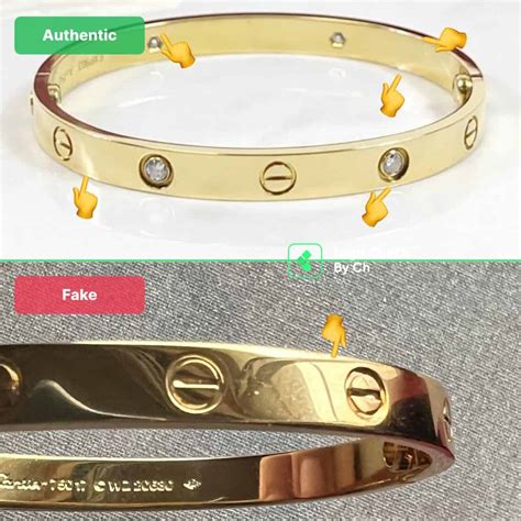 real vs fake cartier bracelet